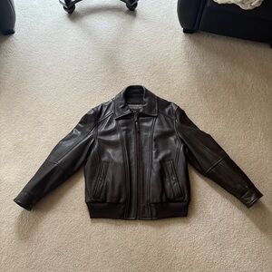 Vintage Marc New York Brown Leather Jacket